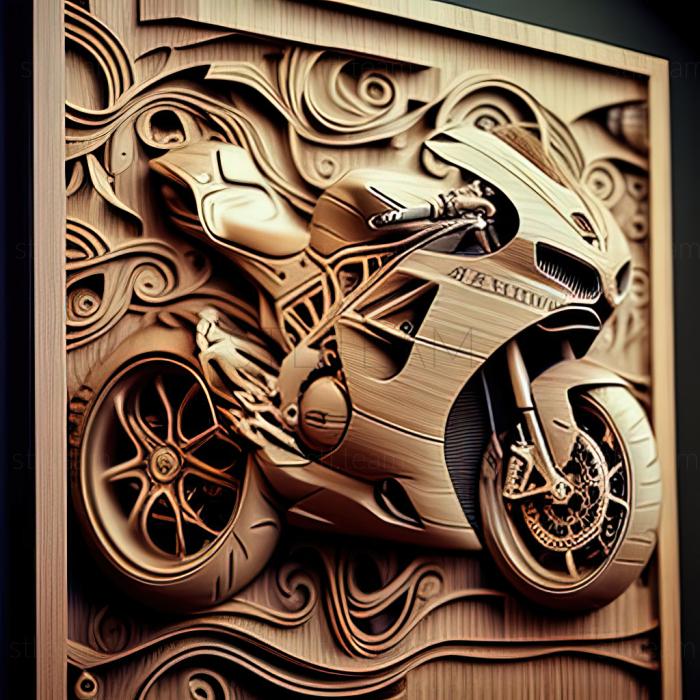 3D модель Ducati 1098 (STL)